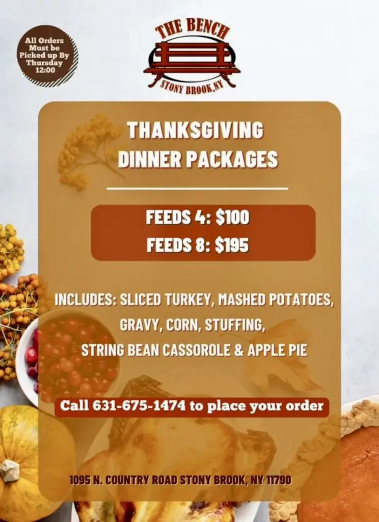 Thanksgiving Take-Out Specials
