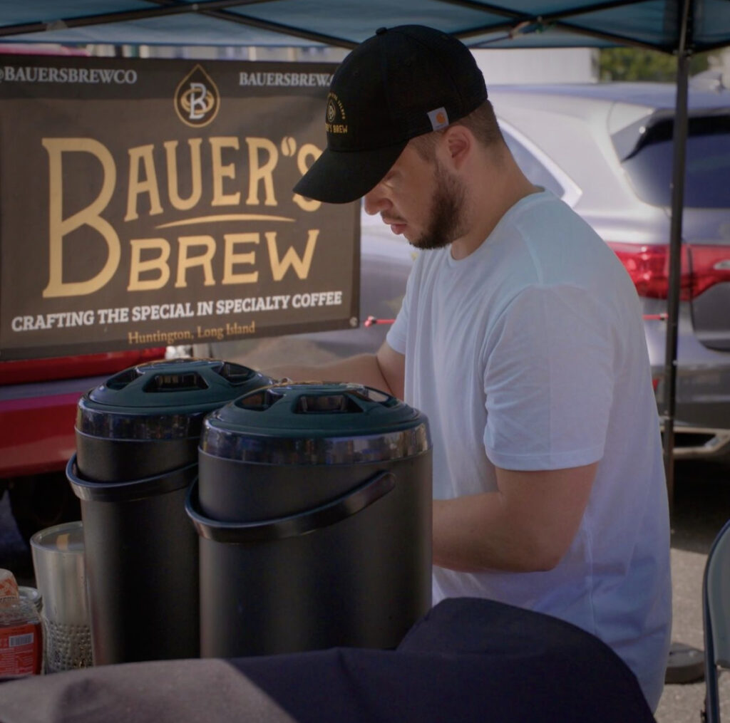 Owner of Bauer's Brew, Mike Bauer